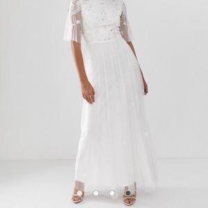 ASOS Dresses - ASOS Amelia Rose embellished maxi dress white US 6 ASOS Dresses - ASOS Amelia Rose embellished maxi dress white US 6